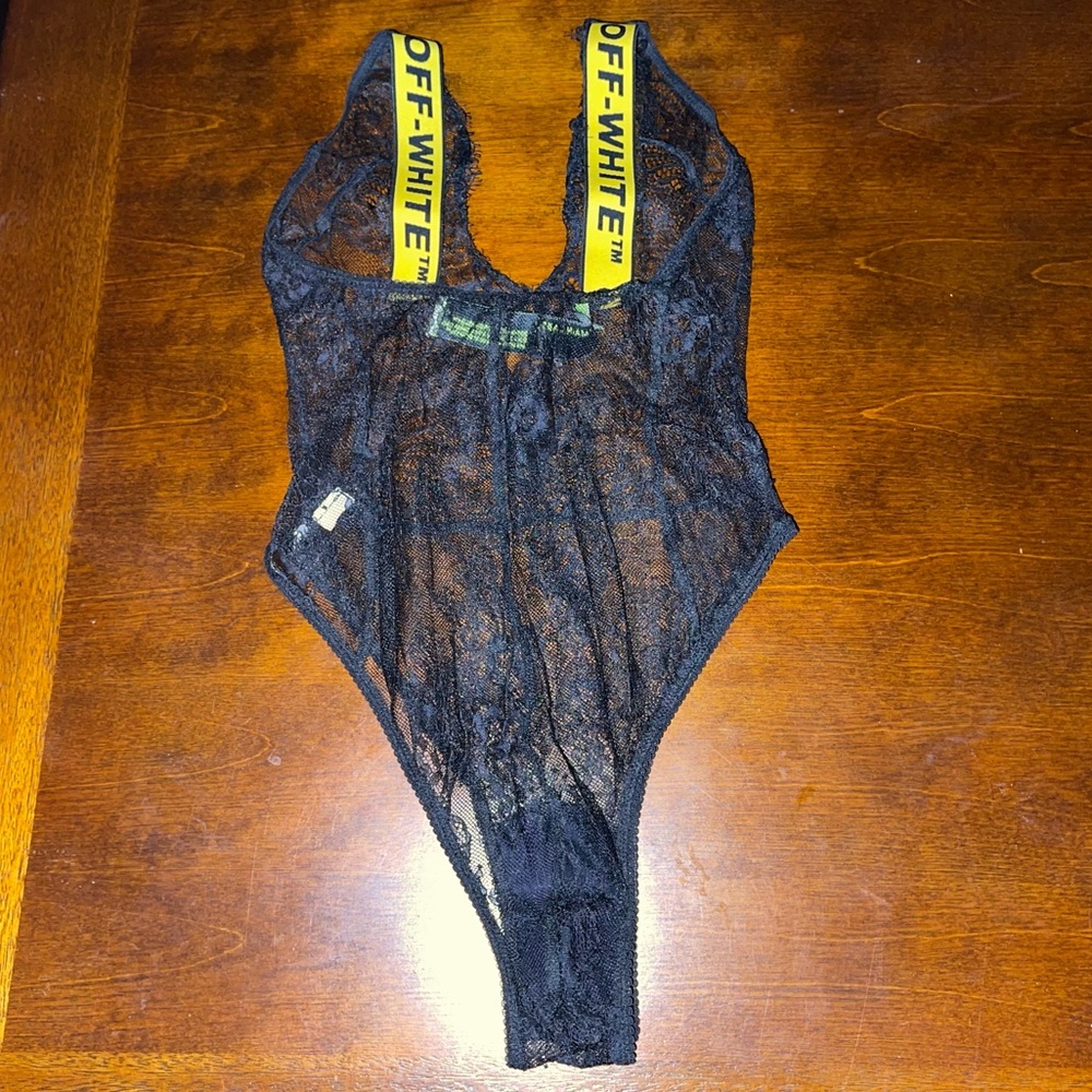 Authentic Off White Lingerie Bodysuit